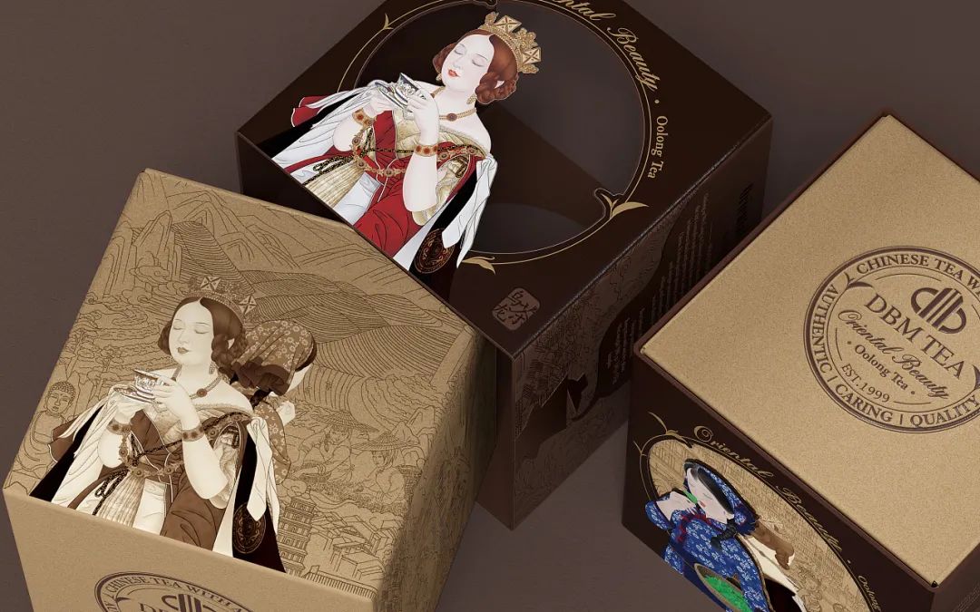 方正茶叶包装设计,新潮茶叶包装设计