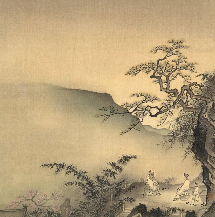 沈海工笔山水花鸟画作品,山水工笔画作品