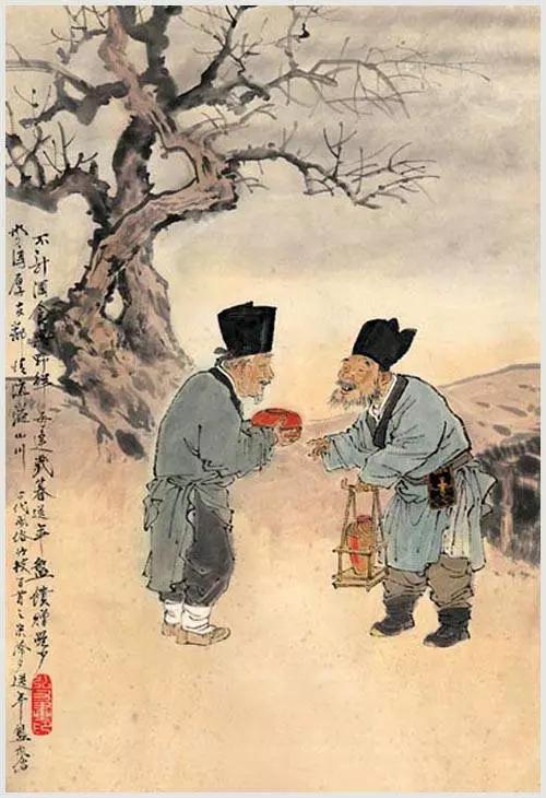 100首诗词100张风俗图太美了,100幅中国古风俗画