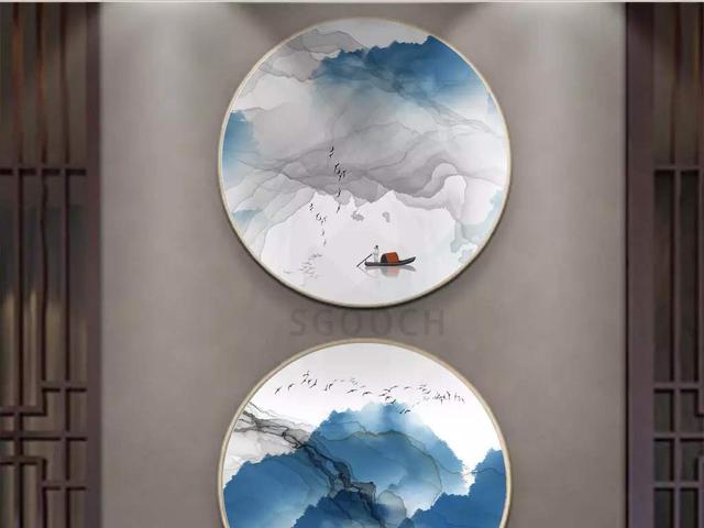 客厅背景墙装饰画简单大气,客厅最流行背景墙装饰画