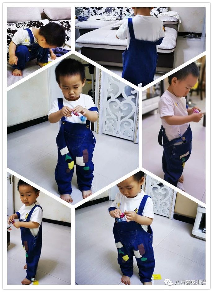 好看又好潮的牛仔背带裤,靓仔裤儿童