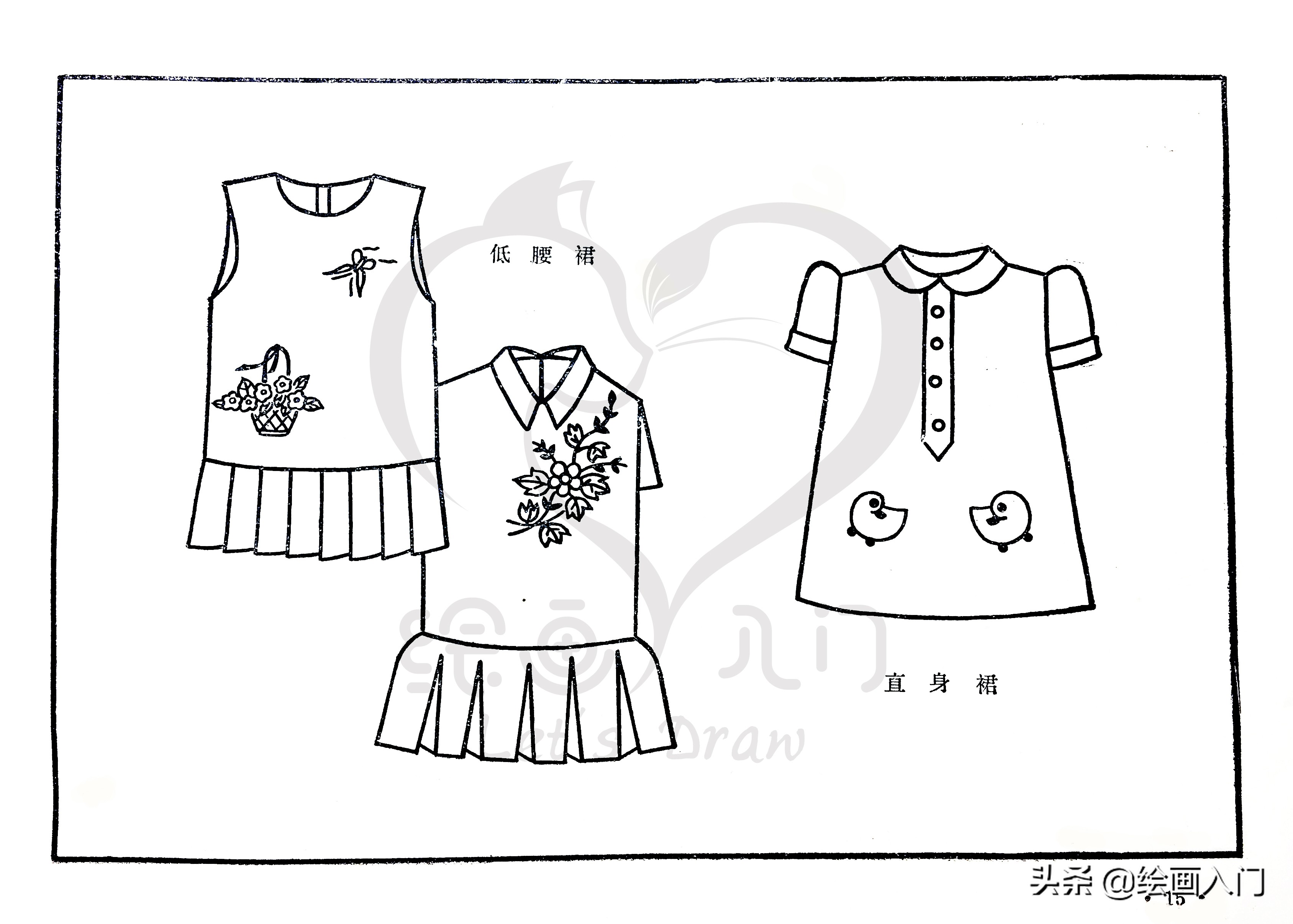 童装刺绣图案,童装绣花图片及花样大全