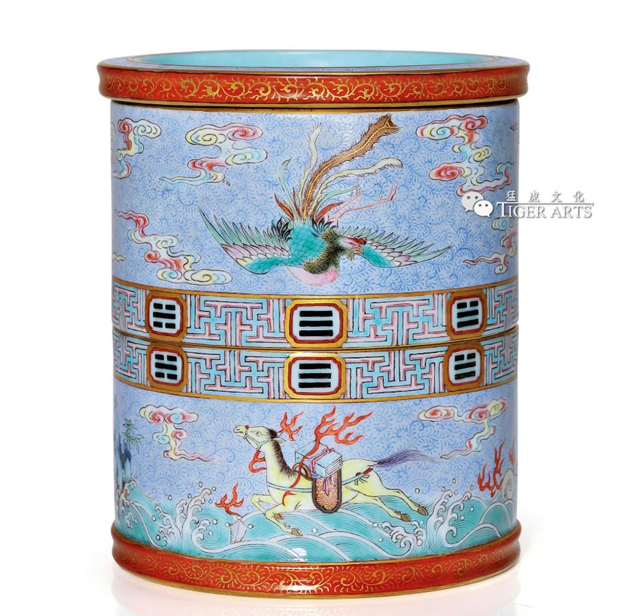 笔筒文艺中式,笔筒竹子论语