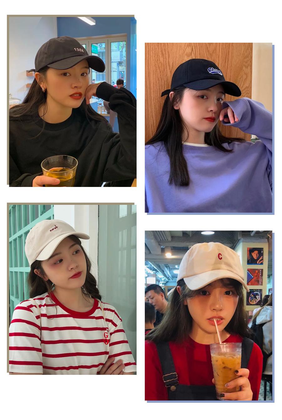 适合圆脸女生戴的冬季帽子,适合女士夏季长脸型戴的帽子