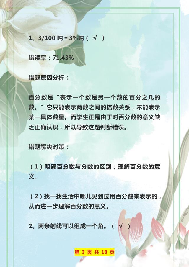 小学数学易错题集整顿的最好方法,小学数学易错题整顿