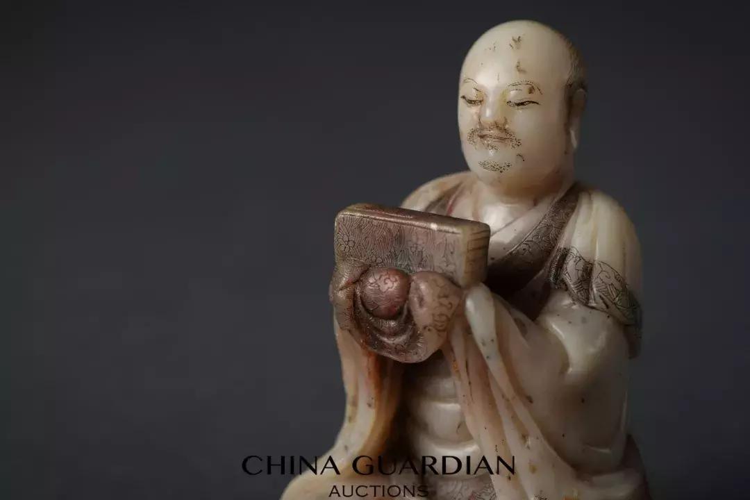中国嘉德拍卖寿山石雕罗汉纪录,寿山石雕件收藏鉴赏