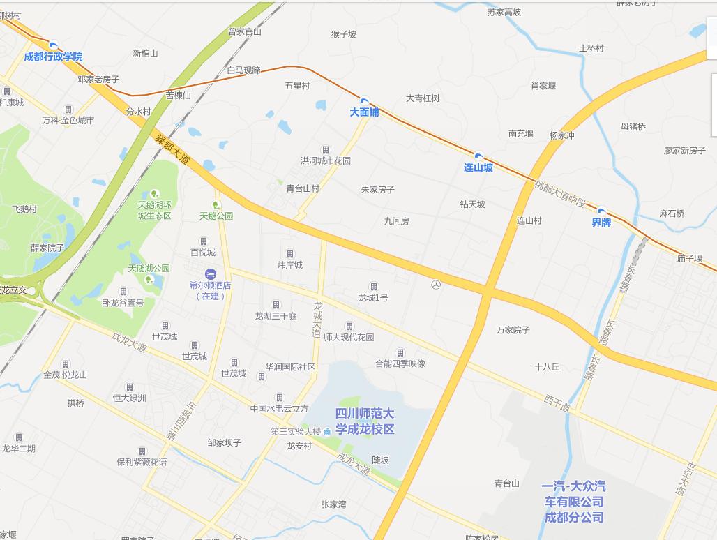 龙泉大面楼盘分布图,2022年龙泉大面