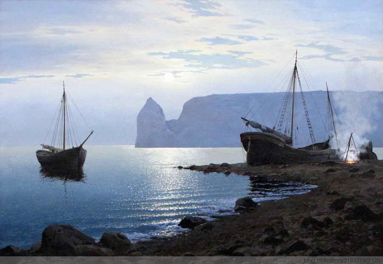 俄残荷罗斯油画风景70幅,俄罗斯画家的油画如诗如画美极了