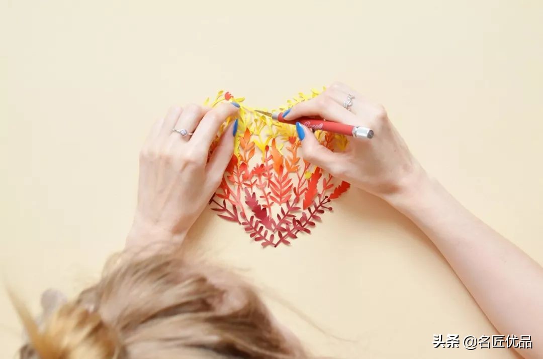 适合做多层立体纸雕的图,屋子半立体纸雕