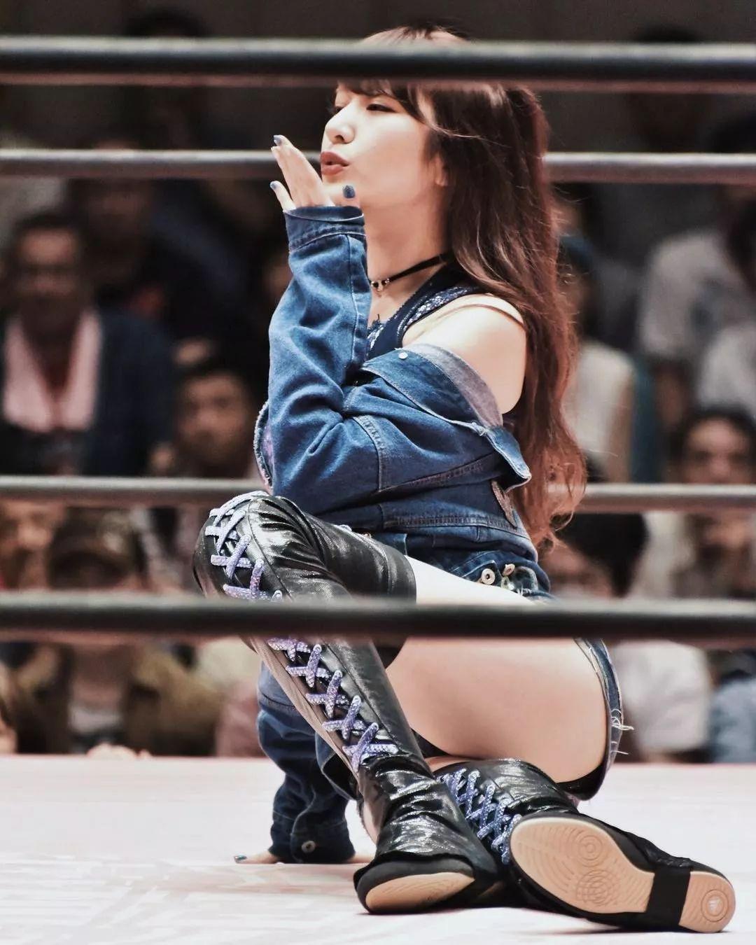 日本美少女摔跤手,日本女子摔跤可爱呆萌