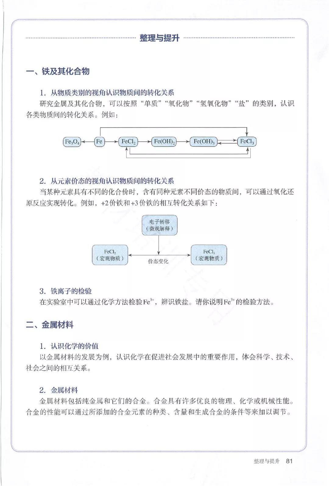 高中化学必修一电子书人教版,高中化学教材电子版选择性必修一