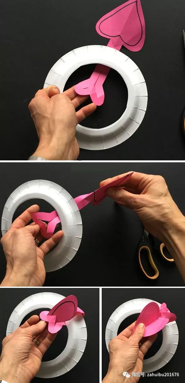 彩色一次性纸盘手工制作幼儿园,蛋糕盘子创意手工彩泥池塘