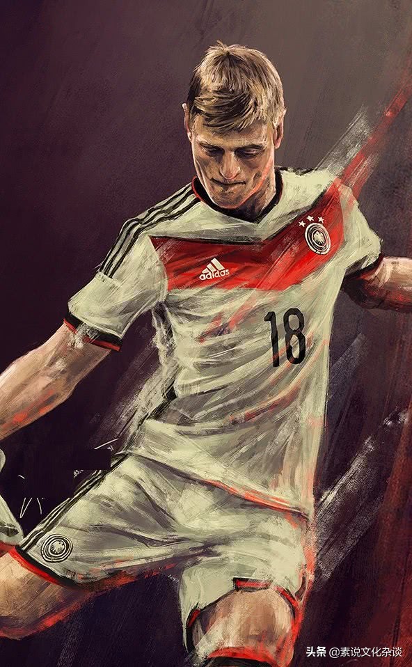 当足球遇到艺术绘画,当足球比赛赢了球迷有多高兴