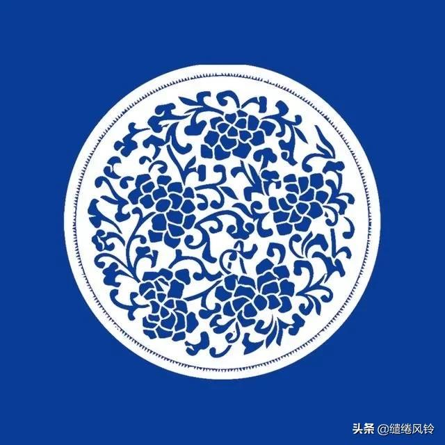 青花瓷花纹图案欣赏,青花雕瓷图片欣赏