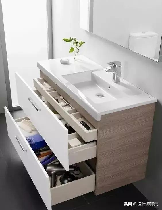 浴室柜瞎设计迟早累死在清洁上,浴室柜最实用的设计