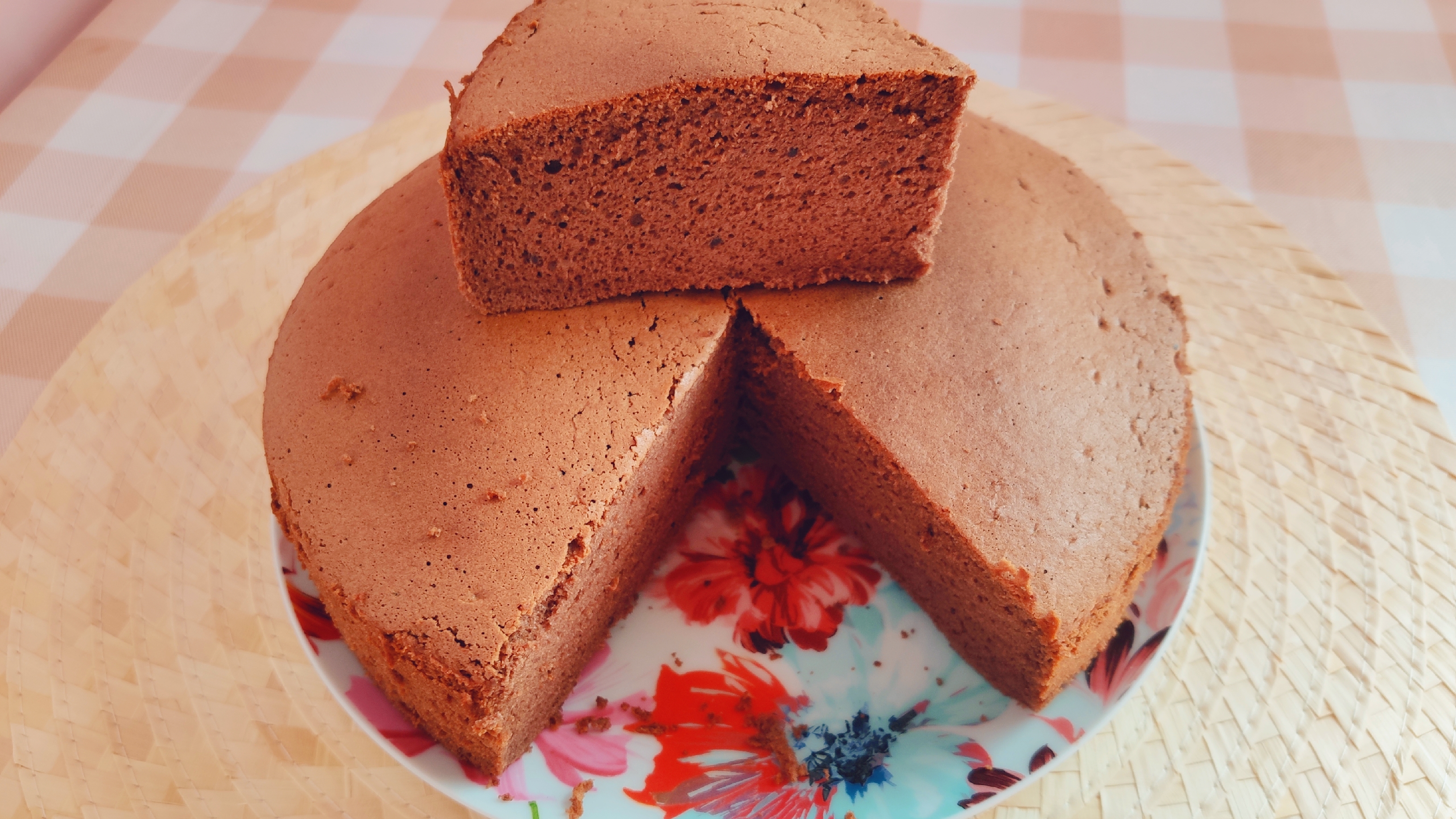 超柔软巧克力戚风蛋糕教程,巧克力戚风蛋糕做法8寸详细教程