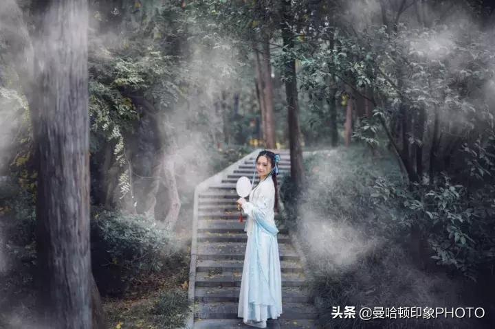 简单3步把照片p成水墨画,ps古风照片p图教程