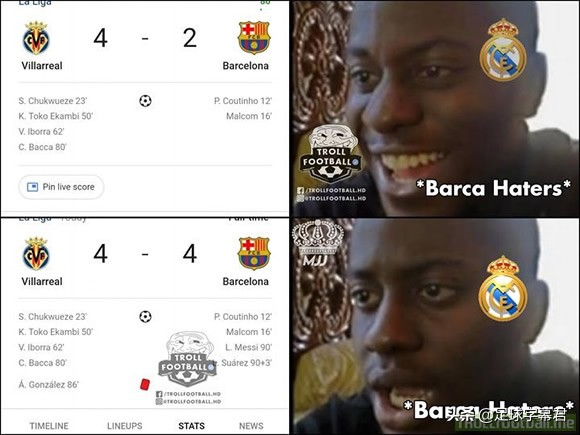 每日足坛趣图：足球法则－永远别在梅西面前庆祝