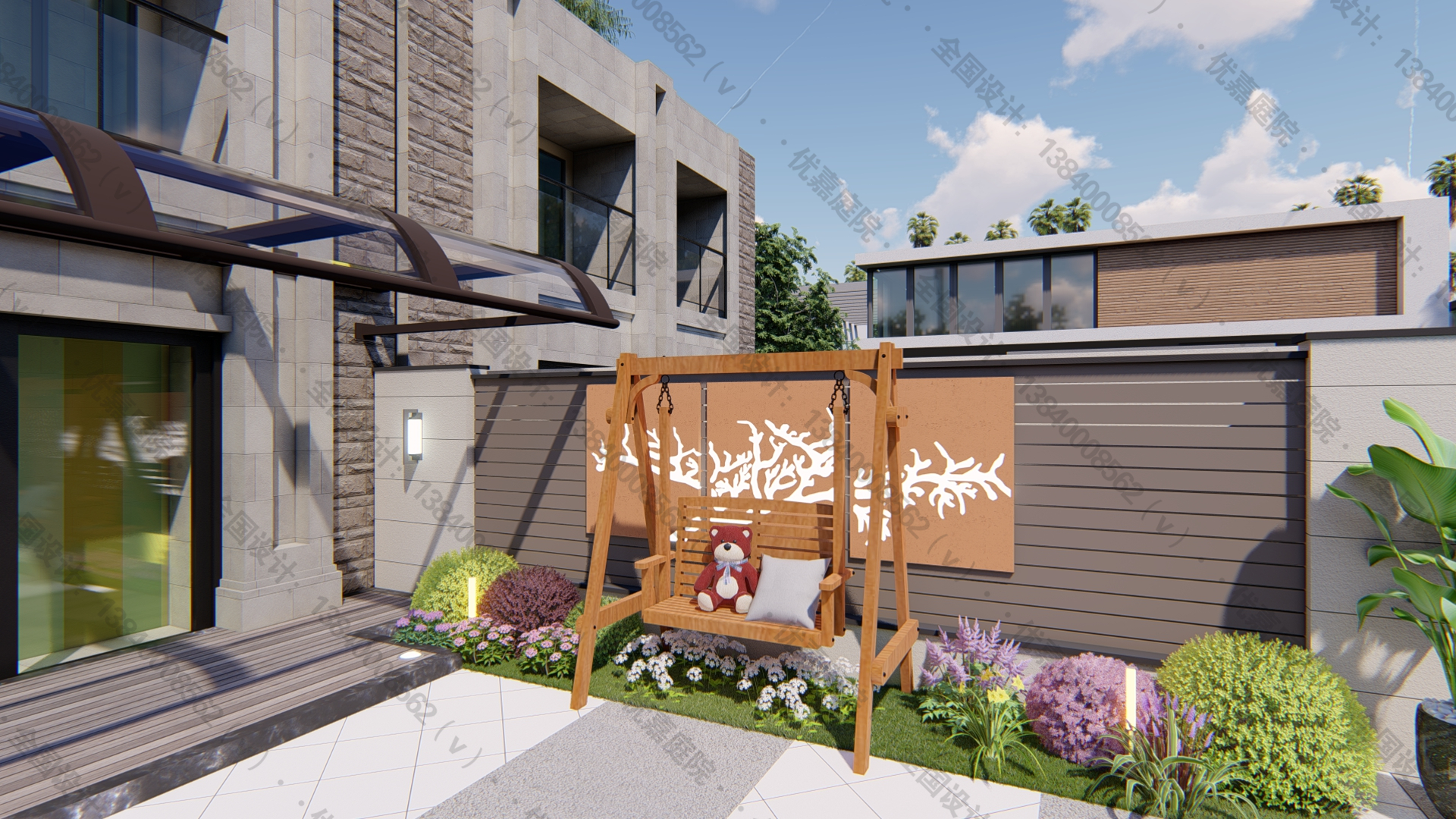 小院子如何设计合理,院子顶部私密性设计