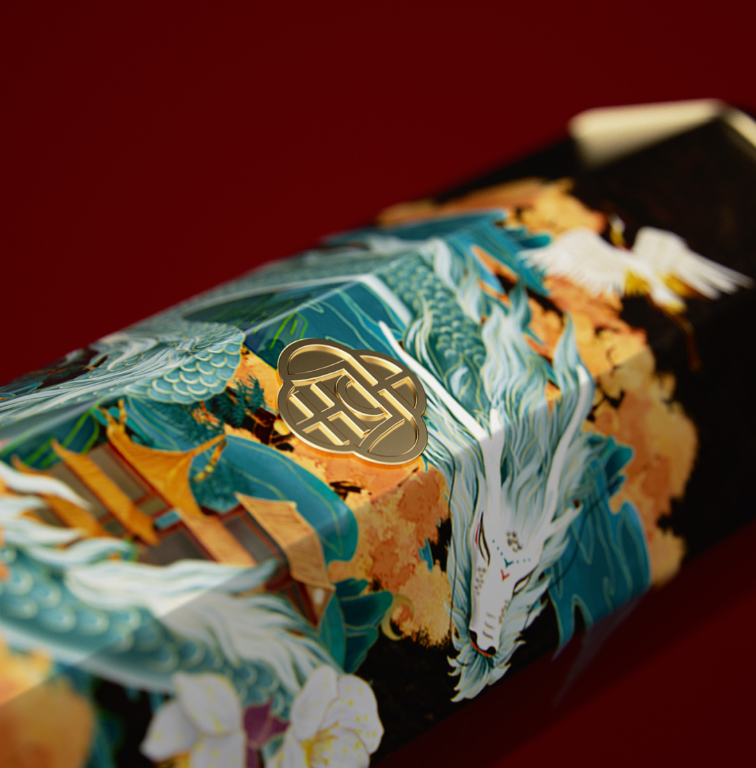 美妆品牌设计效果图,美妆品牌中国元素设计