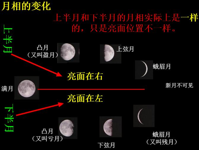 月球可以看到月食与日食现象吗,月相变化和月球公转有关吗