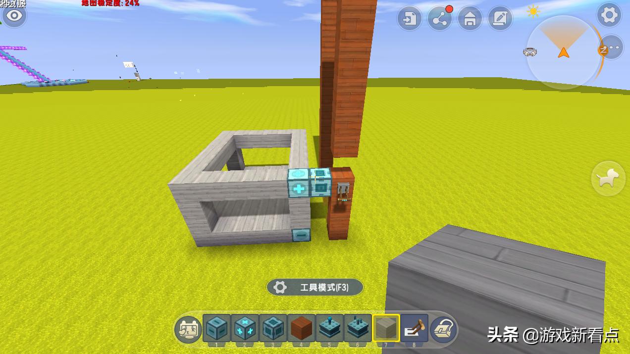 迷你世界黑科技全自动电梯教程,迷你世界黑科技小型电梯教程