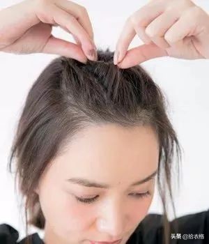 中长发发型刘海扎法,侧编短刘海的扎法100种