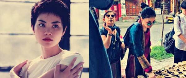 张曼玉逛街,明星逛地摊