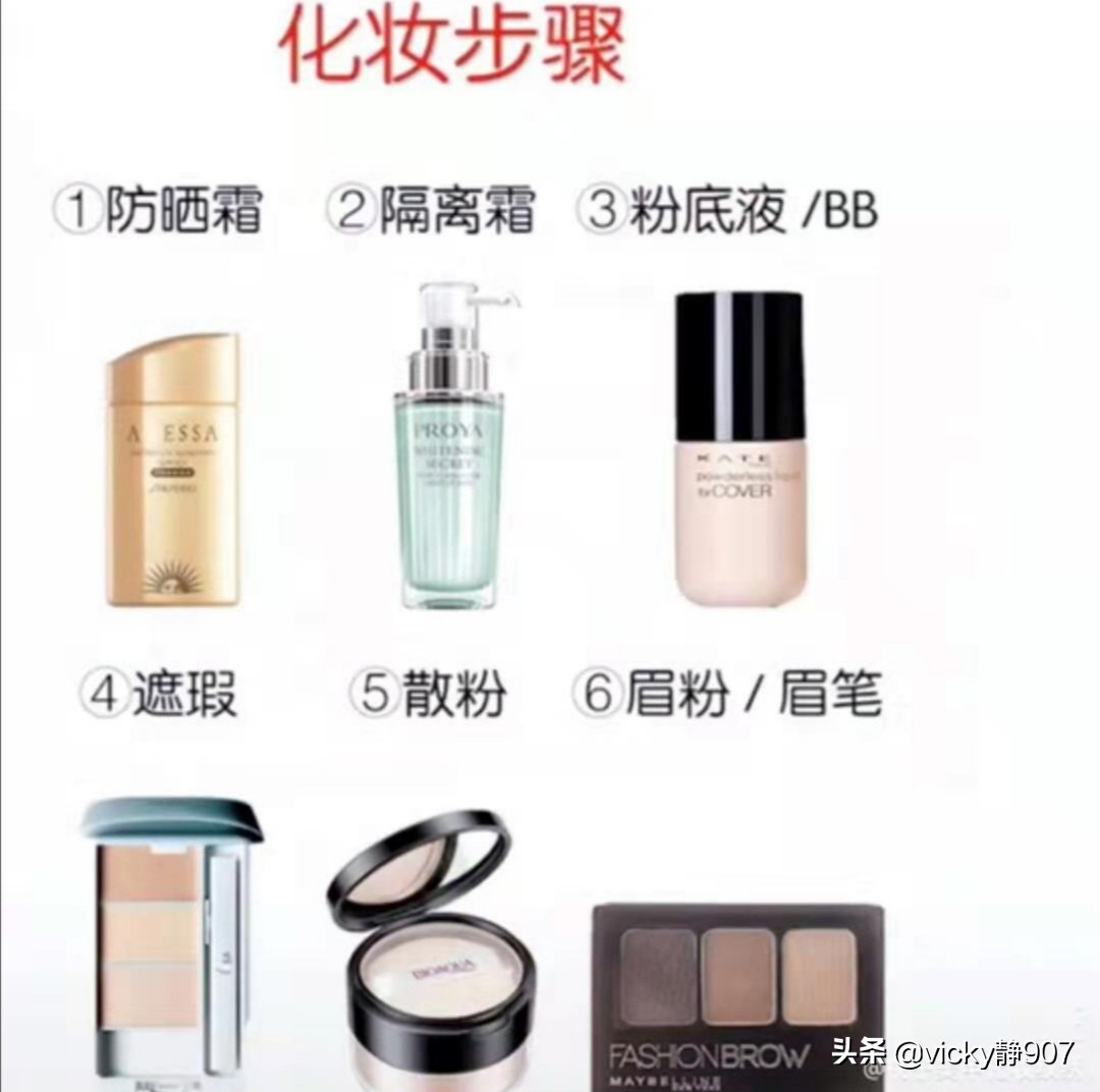 化妆最基础要买什么产品,化妆最基本要用哪些东西