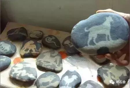 原来这些石头都是烤箱里做出来的,各种各样的石头做法
