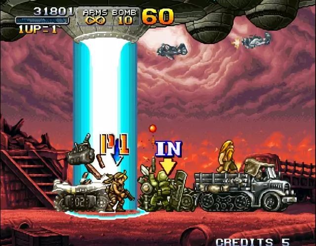 街机合金弹头boss大全,合金弹头2双人同屏恐怖彩蛋