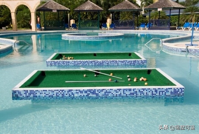 十个台球桌简易装修风格预算三万,吧台台球桌一体装修设计