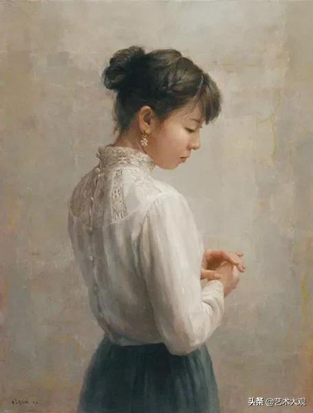 木原和敏人物油画,日本画家超写实人物油画欣赏