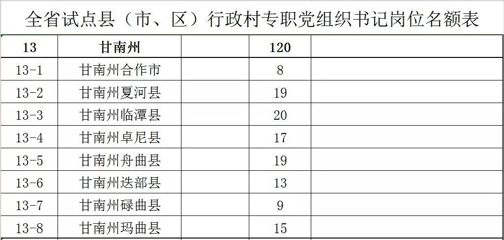 甘肃省招聘专职村党策划书记公告,甘肃乡村专职党策划书记报名