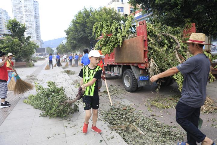玉环民兵抗洪救灾,玉环市紧急救援