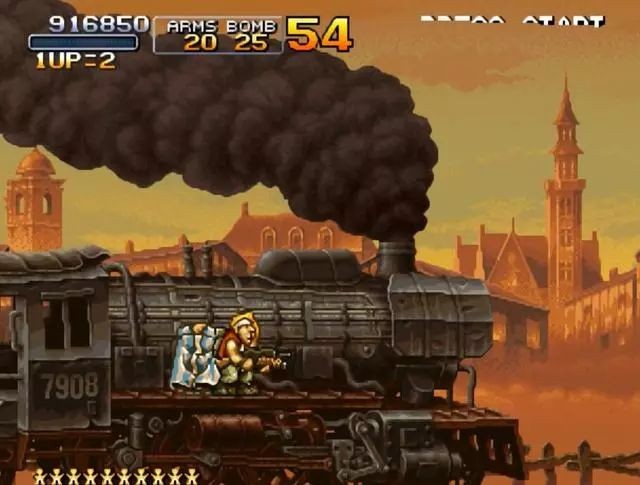 街机合金弹头boss大全,合金弹头2双人同屏恐怖彩蛋