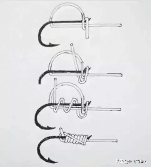 钓鱼鱼钩的绑法技巧,鱼钩绑线教程永不脱钩