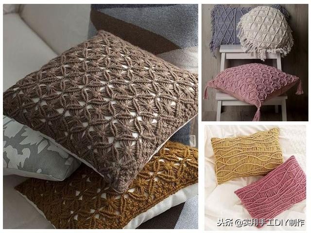 手工纯白棉绳编绳挂件,手工编绳合集名称