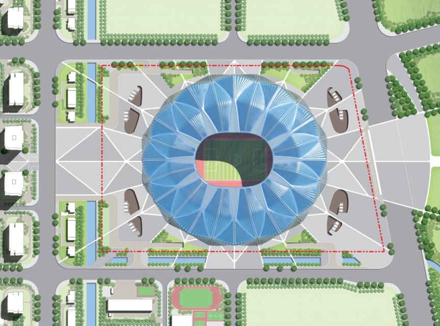 好看的足球场设计,足球球场设计