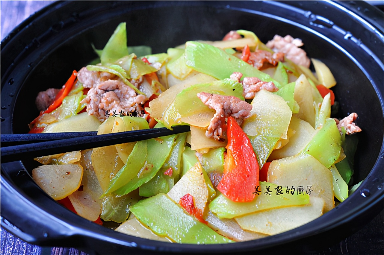 3种素菜一锅炒经济实惠简单美味,这三种菜一起炒简直好吃到没话说