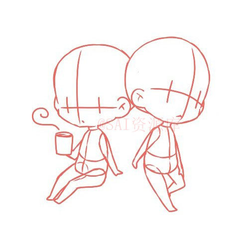 q版小人图片大全可爱,q版人物素材超萌