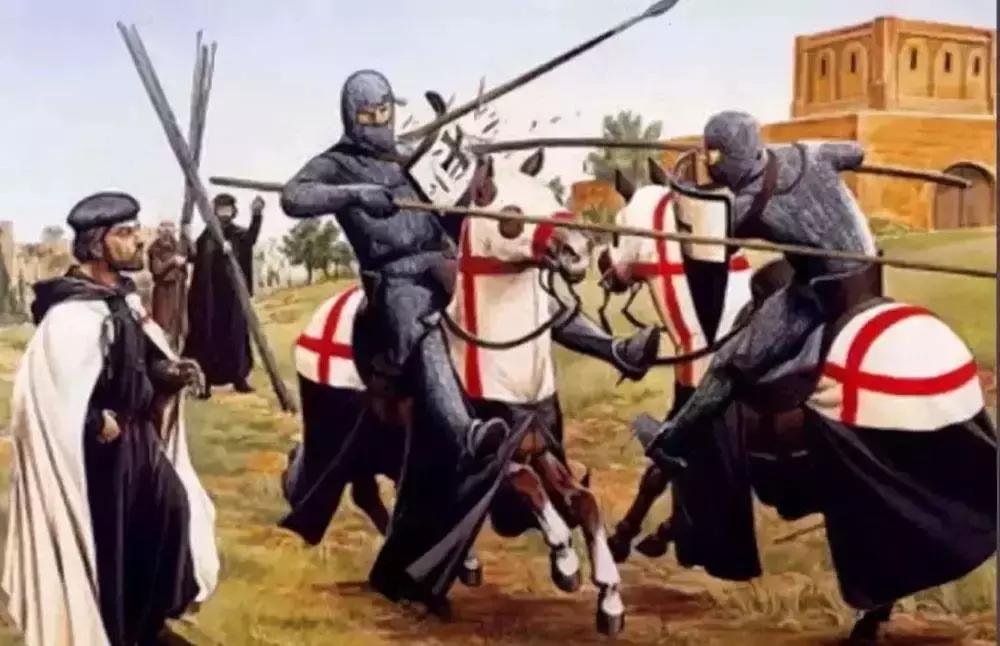 中世纪马背长矛对决视频,中世纪骑马决斗名场面