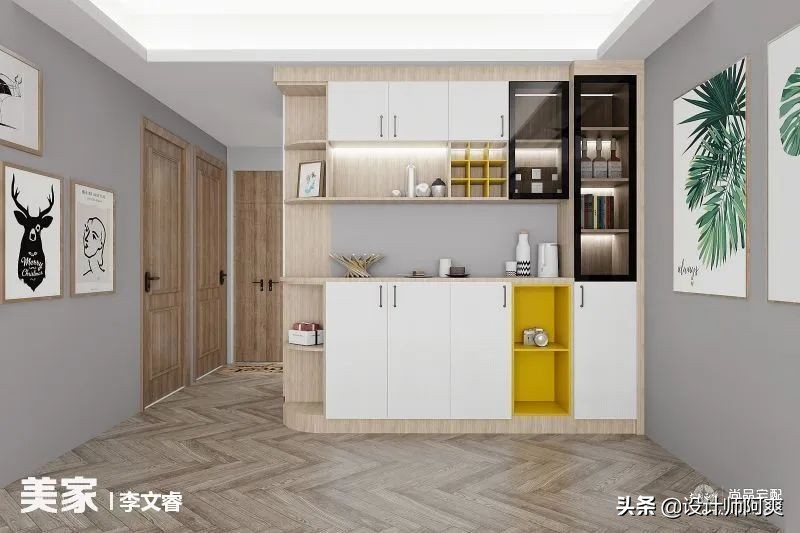 求求你，客餐厅别装那么多柜子，别人家这一个柜子就够了