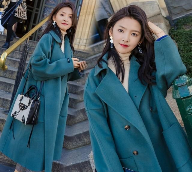 秋冬最流行格子大衣,今冬大衣就是要敞开穿才好看啊