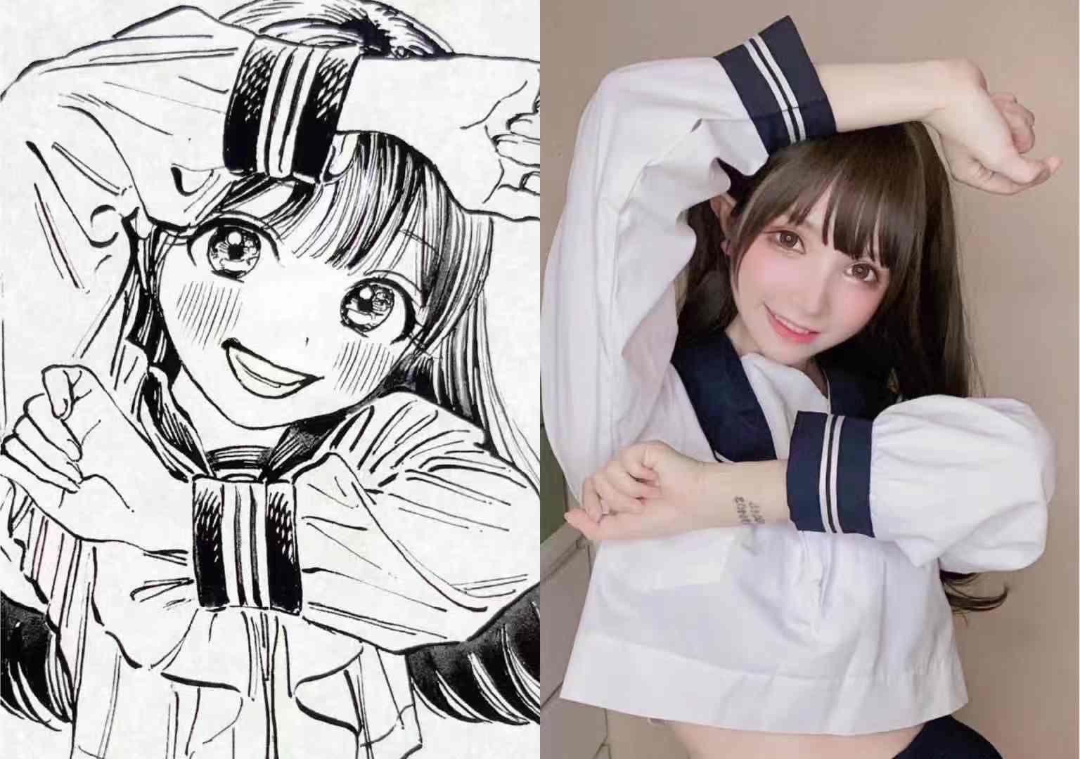 水手服可以cos哪些,微博知名cos