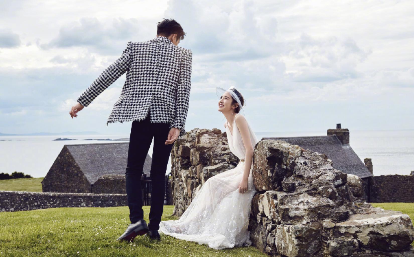 唐艺昕晒张若昀结婚视频,张若昀唐艺昕拍婚纱照被偶遇