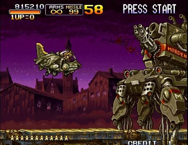 街机合金弹头boss大全,合金弹头2双人同屏恐怖彩蛋