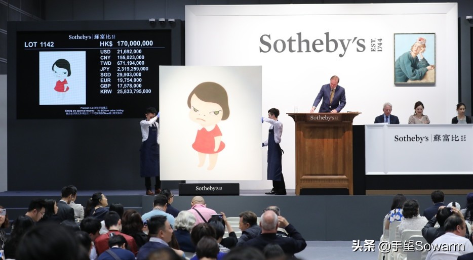 日本画家奈良美智画作价格,奈良美智的画为什么那么贵