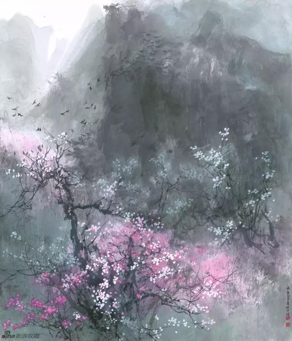 画家宋雨桂作品欣赏,宋雨桂山水书画作品