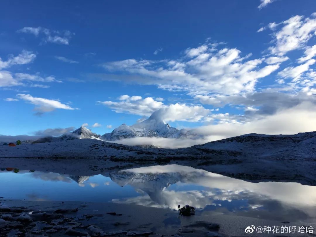 四姑娘山2020年11月份景色,四姑娘山2021年9月份景色